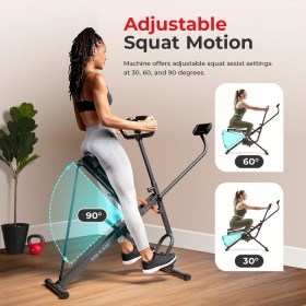 Sunny Health & Fitness Smart Upright Row-N-Ride Trainer 025